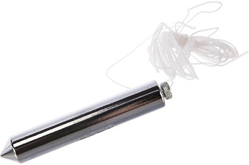 Отвес ЗУБР "МАСТЕР" строительный со шнуром, в пластиковом контейнере, 250 г