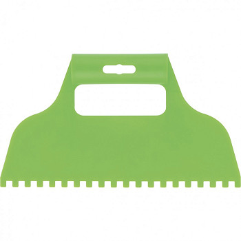 Шпатель для клея, пластмассовый, зубчатый 6х6 мм// Сибртех