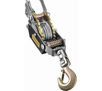Лебедка STAYER "MAXPull" рычажная, тросовая, 4т/3м