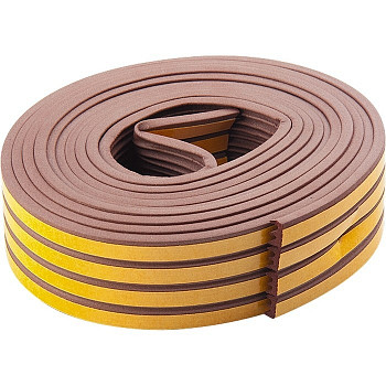 Уплотнитель, 24 м, профиль "E", коричневый, Россия// Сибртех