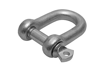 Такелажная скоба ЗУБР, 5мм, 2 шт, тип прямой, оцинкованная, 304516-05