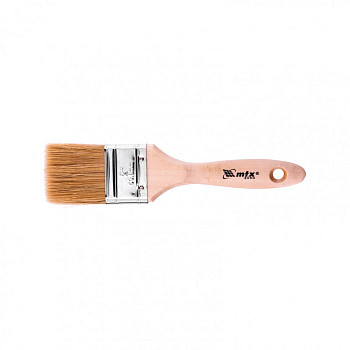 Кисть плоская "Евро" 2", натуральная щетина, деревянная ручка// MTX