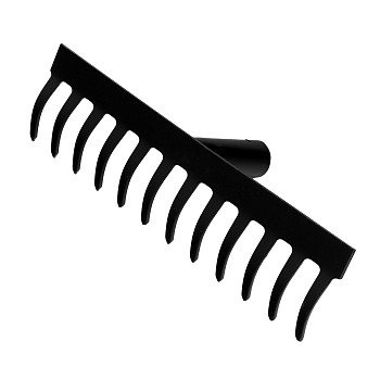 Грабли 12-зубые без черенка прямые, 300 мм, Россия// Сибртех