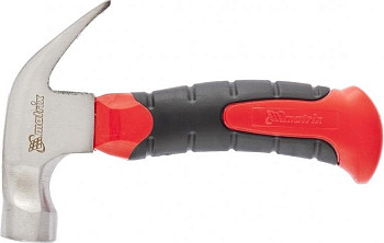 Молоток-гвоздодер мини, боек с магнитом, фибергласовая двухкомпонентная рукоятка, 250г// Matrix