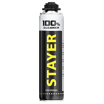 100% CLEANER очиститель монтажной пены, 500мл, STAYER