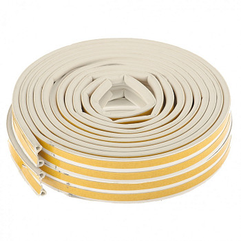 Уплотнитель, 24 м, профиль "P", белый, Россия// Сибртех