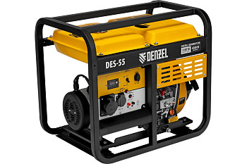 Генератор дизельный DES-55, 5,5 кВт, 230 В, 11 л, ручной стартер