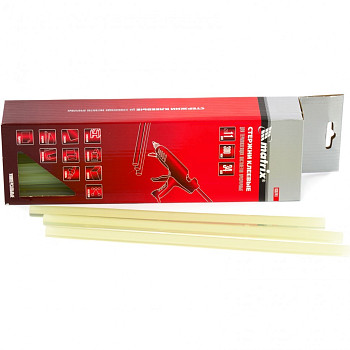 Стержни клеевые прозрачные, 11x300 мм, 34 шт.// Matrix