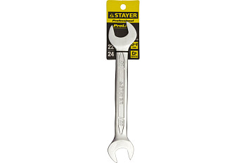 Гаечный рожковый ключ STAYER PROFI 22х24мм 27035-22-24
