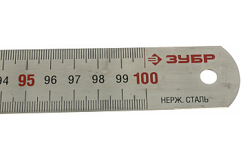 Двухсторонняя линейка 1 м ЗУБР 34280-1.2-100