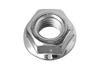 Гайка DIN 6923 с фланцем ЗУБР, M6, 14 шт, кл. пр. 8, оцинкованная, 303636-06