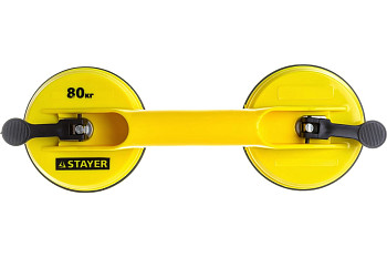 Стеклодомкрат STAYER "MASTER" MAXLift, пластмассовый, двойной, 80кг