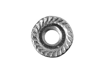 Гайка с фланцем ЗУБР DIN 6923, M6, 5 кг, (примерно 1600 шт.) кл. пр. 8, оцинкованная 303630-06