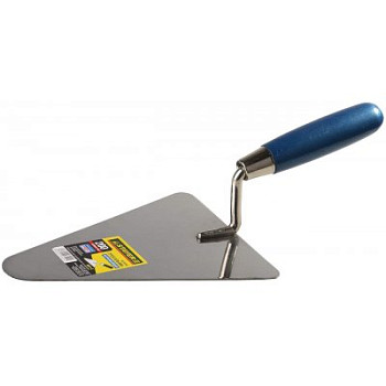 Кельма STAYER "PROFI", "треугольник", нержавеющее полотно, деревянная рукоятка, 200мм