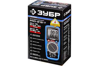 Мультиметр Зубр ПРОФИ PRO-815-Т 59815-T