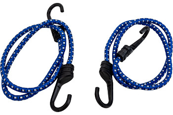 Шнур ЗУБР "ЭКСПЕРТ" резиновый крепежный пластиковые крюки со стальным сердечником, 80 см, d 8 мм, 2