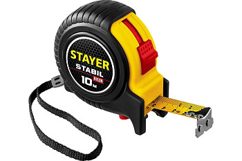 Рулетка профессиональная STAYER Stabil 10м х 25мм (34131-10_z02) 