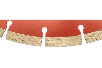 Диск алмазный отрезной Сегментный New Formula (350х25.4 мм) TRIO-DIAMOND S209