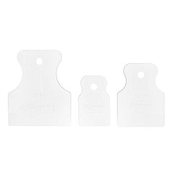 Набор шпателей 40-60-80 мм, белая резина, 3 шт.// Matrix