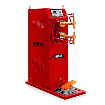 Машина контактной сварки МТП-35 380В с пневматическим приводом в рабочей комплектации ЕВМ