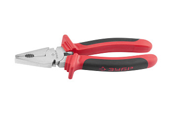 Хромированные плоскогубцы 200мм Зубр "МАСТЕР" 22025-1-20