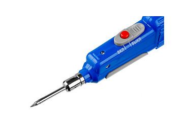 Паяльник Зубр ПРОФЕССИОНАЛ беспроводной на батарейках, высокотемпературное жало, 3xAA, 6Вт 55410_z01