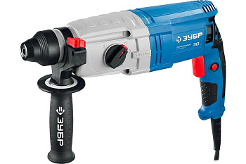 Перфоратор SDS-plus, ЗУБР Профессионал ЗП-30-900 К, реверс, горизонтальный, мет. редуктор, 3.3 Дж, 0