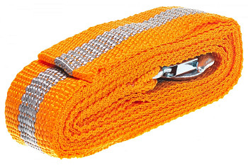 Трос буксировочный 10 тонн, 2 крюка, сумка на молнии, Россия // Stels