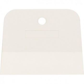 Шпатель, белая резина, 100 мм Россия// Сибртех