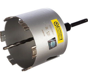 Коронка алмазная по бетону Hilberg Laser 112 мм Trio-Diamond HM211