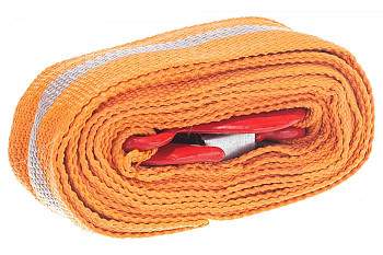 Трос буксировочный 5 тонн, 2 крюка, пакет, Россия// Stels