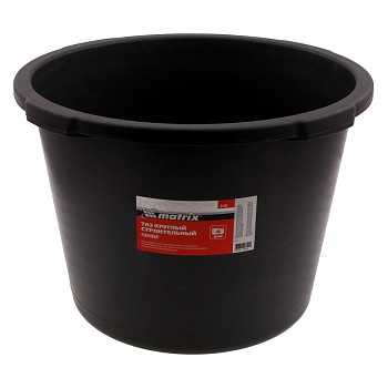 Таз круглый строительный усиленный, 40 л// Matrix