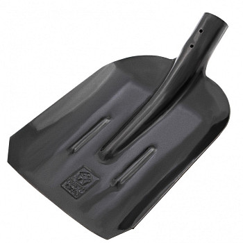 Лопата совковая с ребрами жесткости, рельсовая сталь, без черенка, Россия// Сибртех