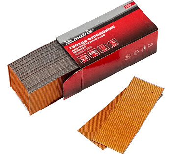 Гвозди финишные (шпильки) 23GA для пн. нейлера финишного диам. 0,64 мм длина -25 мм,5000 шт// Matrix